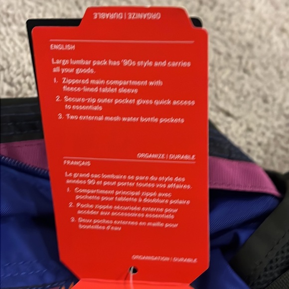 The North Face Rage 92 Fanny pack bum belt bag waist bag new Aztec blue - Picture 8 of 14